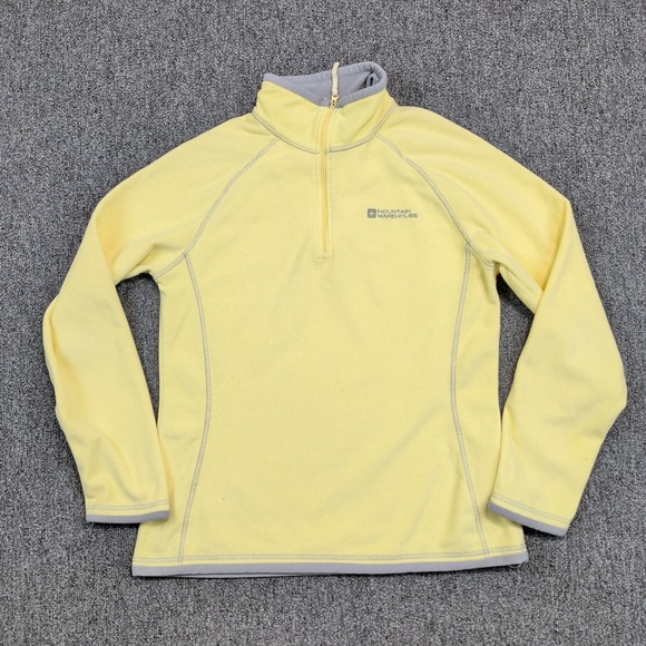 Mountain Warehouse Gorpcore Montana Fleece Pullover 6 Yellow 1/4 Zip Hiking Top — photo 2